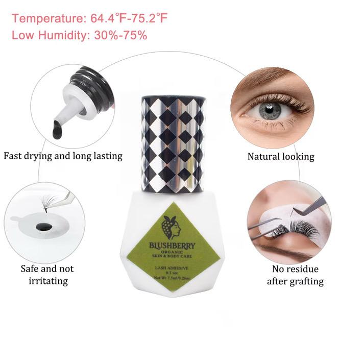 Lash Adhesive – Permanent Eyelash glue 7.5 ml / 0.26 fl. oz | Dry Time: 0.3s
