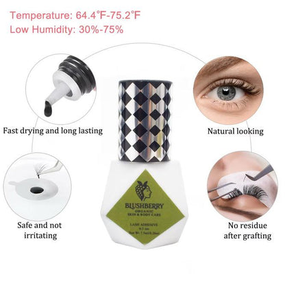 Lash Adhesive – Permanent Eyelash glue 7.5 ml / 0.26 fl. oz | Dry Time: 0.3s