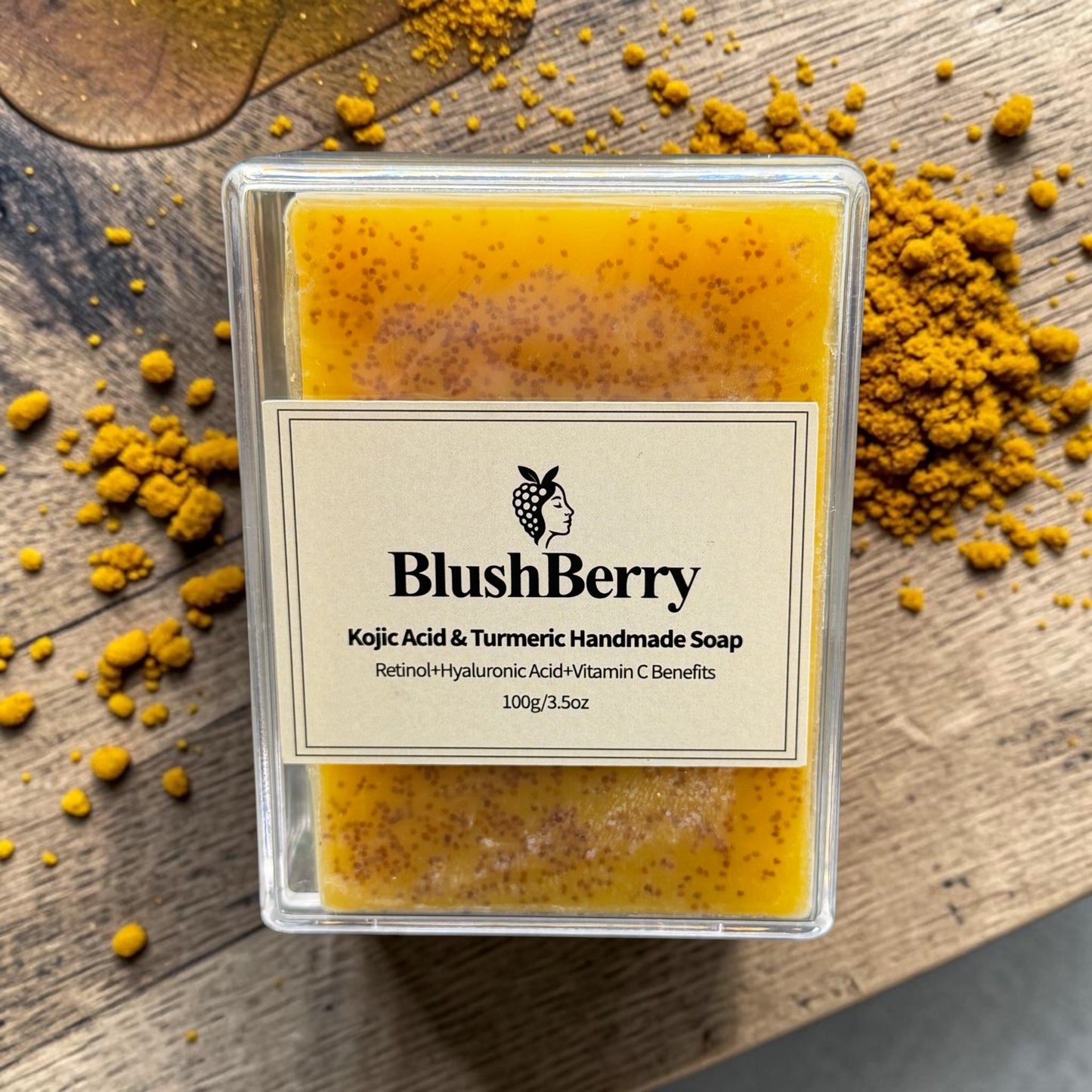 Kojic Acid & Turmeric Handmade Soap