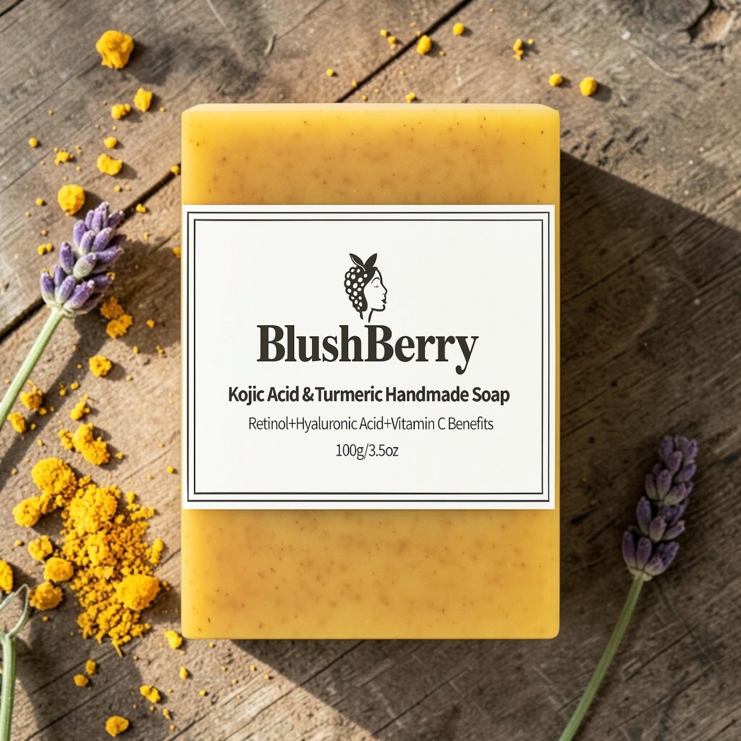 Kojic Acid & Turmeric Handmade Soap