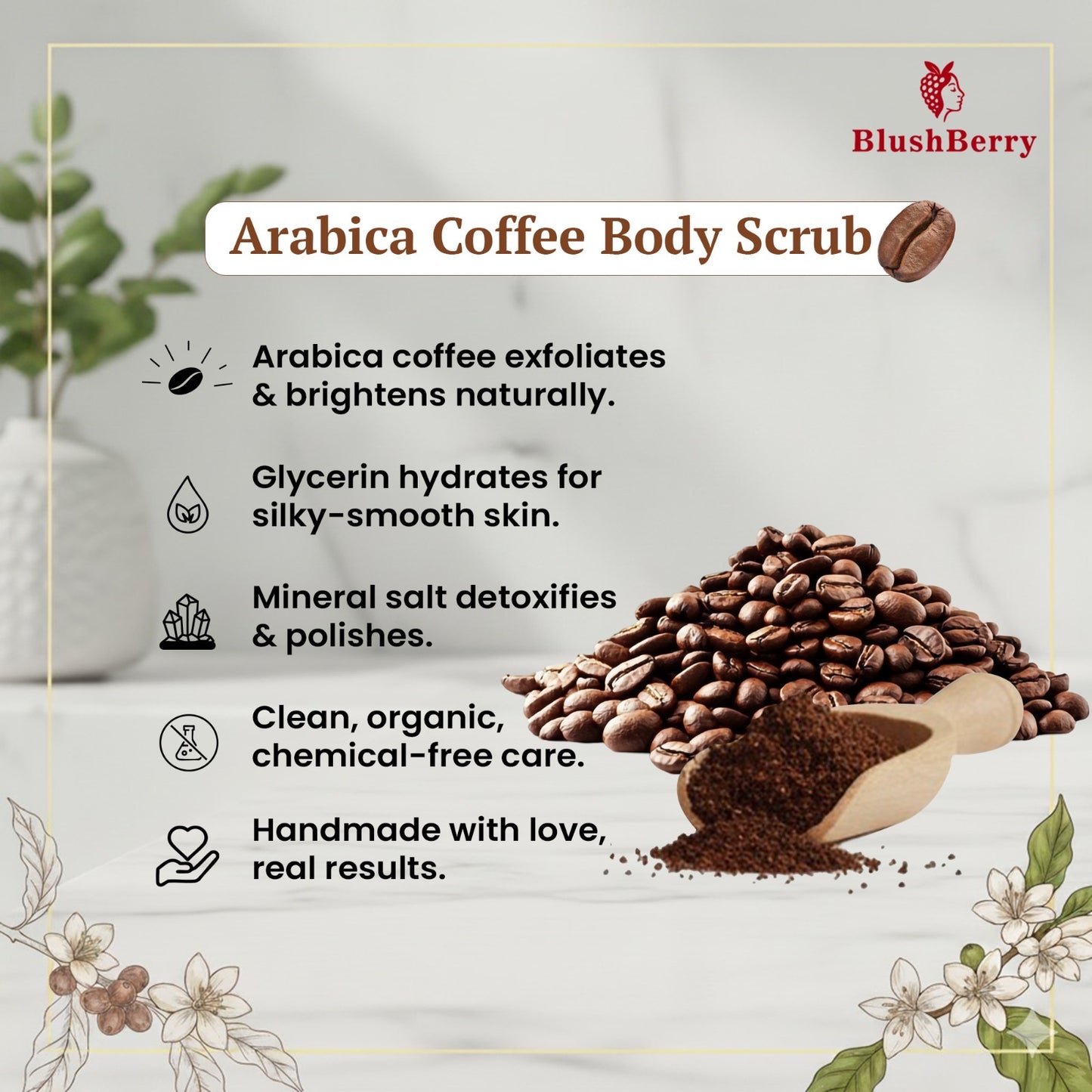 Arabica Organic Coffee Body Scrub